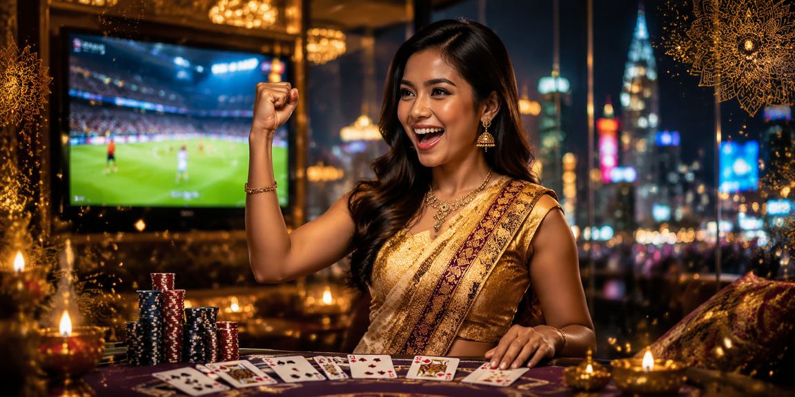 Permainan poker di suasana kasino gaya Kuala Lumpur